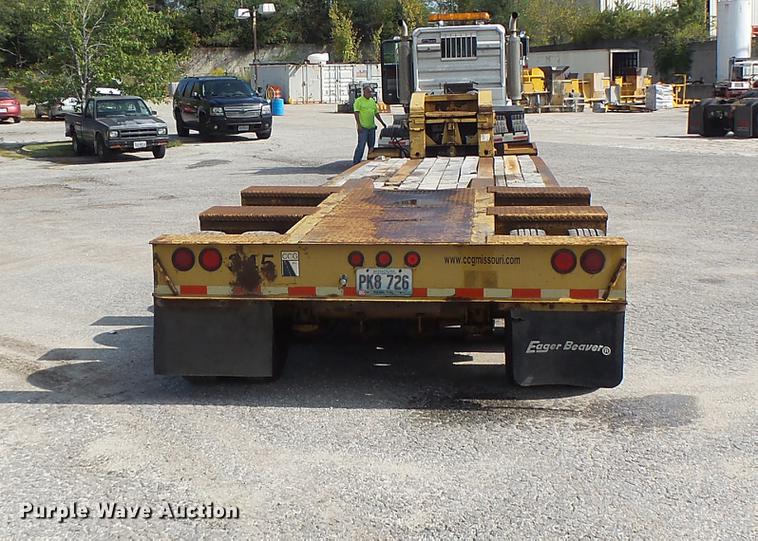 image for item DB1444 1999 Eager Beaver 50GSL lowboy equipment trailer