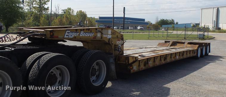 image for item DB1444 1999 Eager Beaver 50GSL lowboy equipment trailer