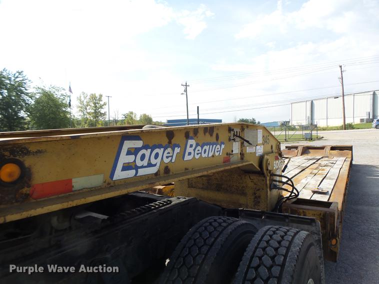image for item DB1444 1999 Eager Beaver 50GSL lowboy equipment trailer