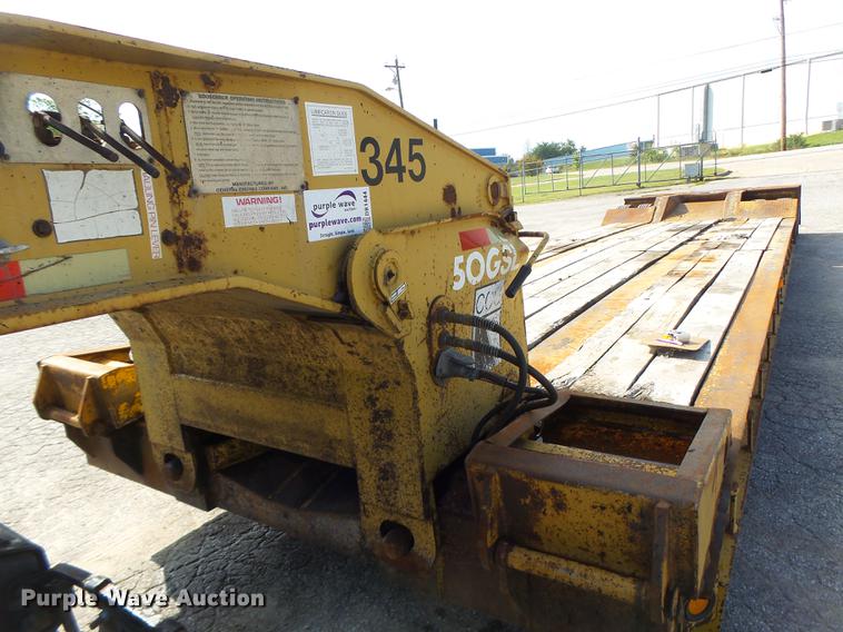 image for item DB1444 1999 Eager Beaver 50GSL lowboy equipment trailer