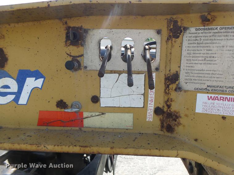 image for item DB1444 1999 Eager Beaver 50GSL lowboy equipment trailer