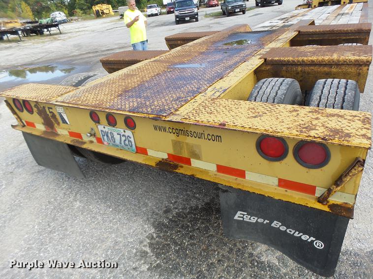 image for item DB1444 1999 Eager Beaver 50GSL lowboy equipment trailer