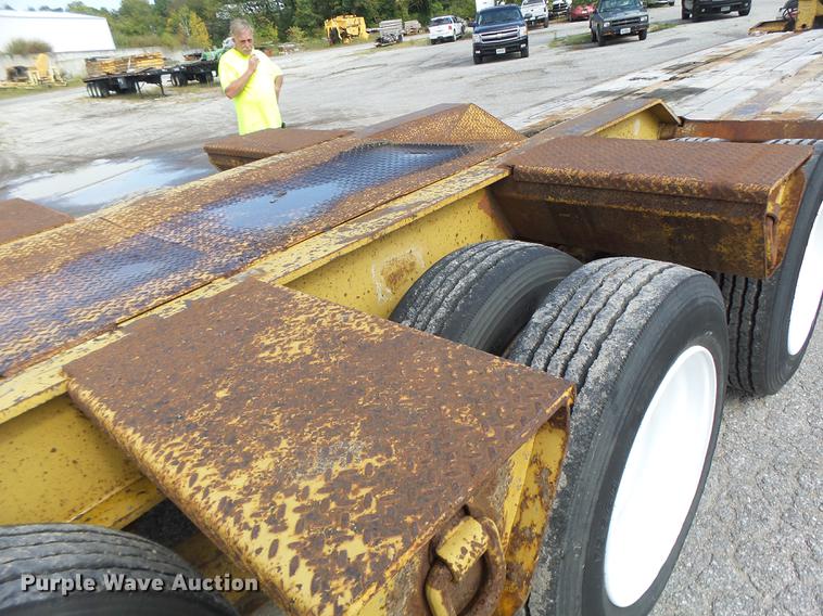 image for item DB1444 1999 Eager Beaver 50GSL lowboy equipment trailer