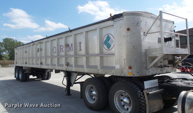 image for item DB1461 1992 East live bottom walking floor trailer