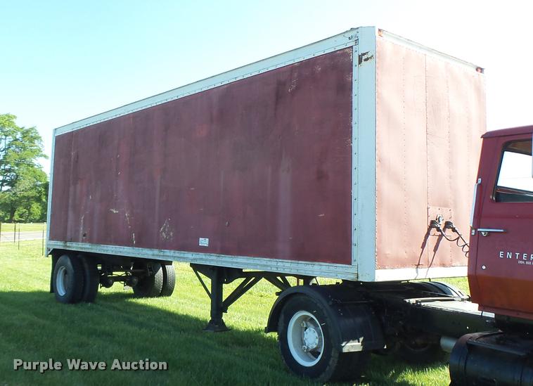 image for item DB5762 1982 Evans Monon FA70DBL dry van trailer