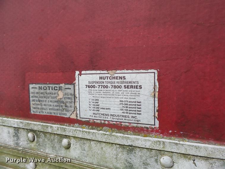 image for item DB5762 1982 Evans Monon FA70DBL dry van trailer