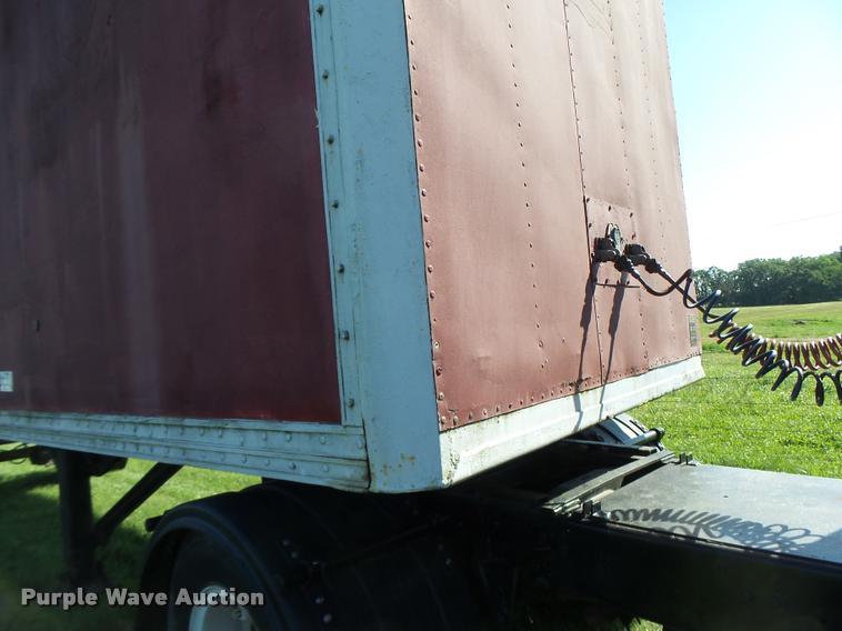 image for item DB5762 1982 Evans Monon FA70DBL dry van trailer