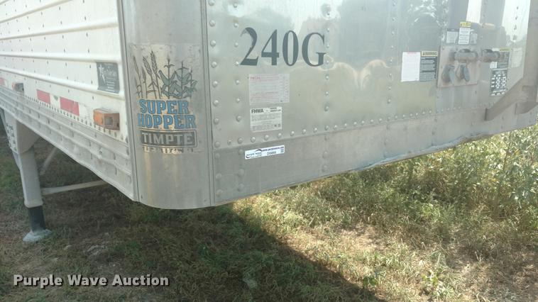 image for item DI9866 2007 Timpte Super Hopper double hopper bottom grain trailer