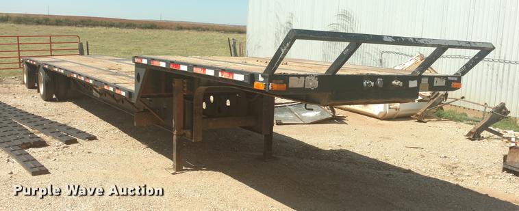 image for item DI9869 1999 Transcraft DTL2000 Super-Beam drop deck trailer