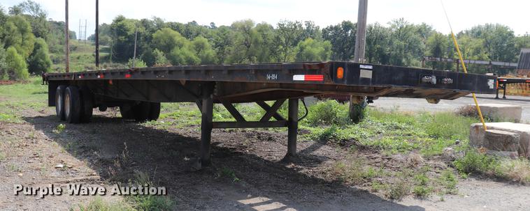 image for item ED9527 1991 Great Dane flatbed trailer