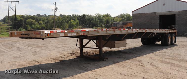 image for item ED9528 1995 Wilson CF-900 flatbed trailer