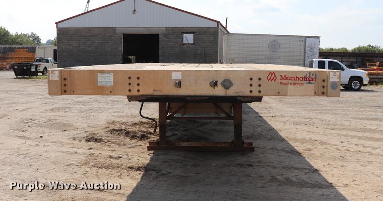 image for item ED9528 1995 Wilson CF-900 flatbed trailer