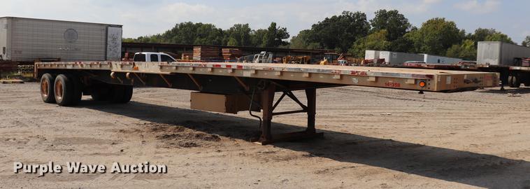 image for item ED9528 1995 Wilson CF-900 flatbed trailer