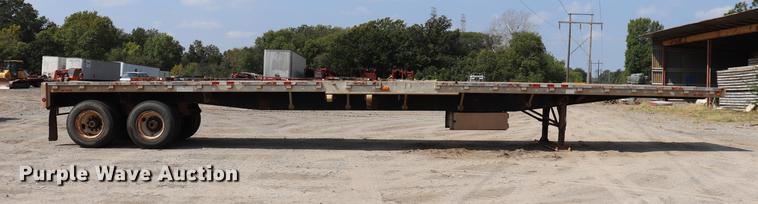 image for item ED9528 1995 Wilson CF-900 flatbed trailer