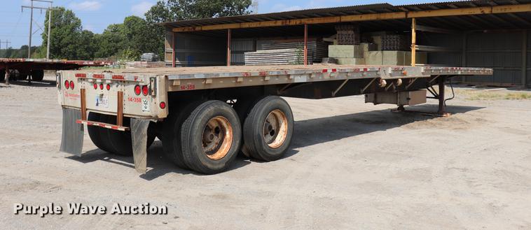 image for item ED9528 1995 Wilson CF-900 flatbed trailer