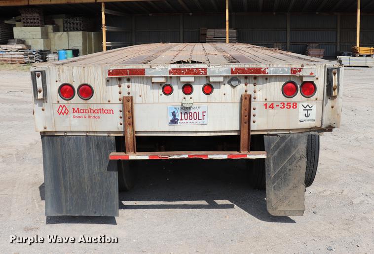 image for item ED9528 1995 Wilson CF-900 flatbed trailer