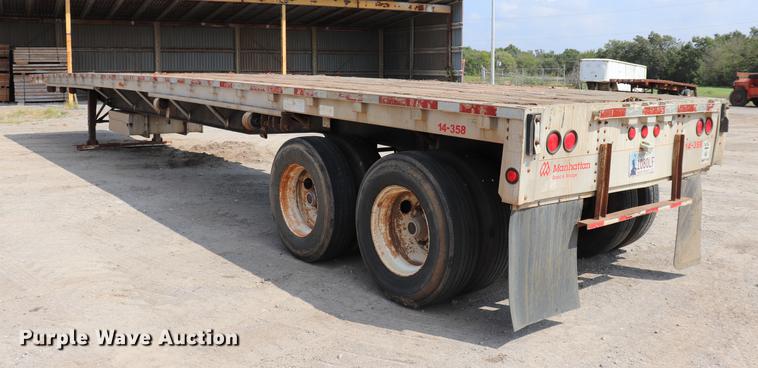 image for item ED9528 1995 Wilson CF-900 flatbed trailer