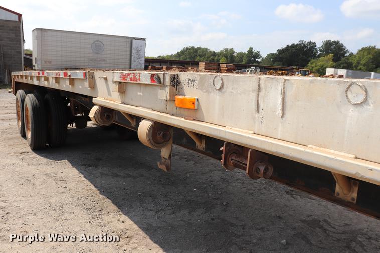 image for item ED9528 1995 Wilson CF-900 flatbed trailer