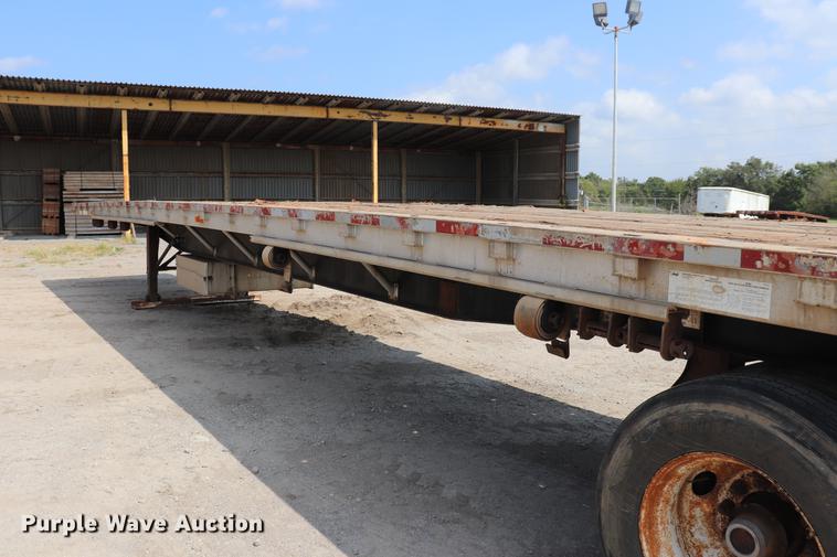image for item ED9528 1995 Wilson CF-900 flatbed trailer