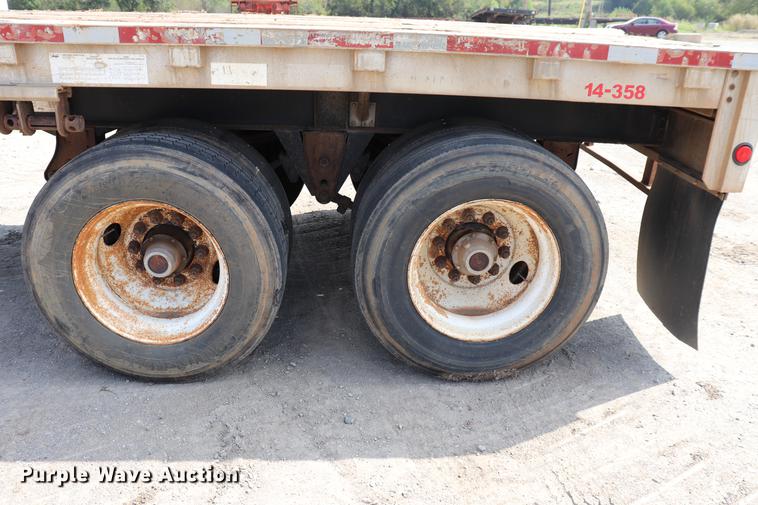image for item ED9528 1995 Wilson CF-900 flatbed trailer