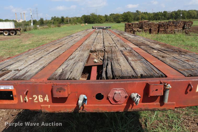 image for item ED9530 1974 Fontane FLTS flatbed trailer