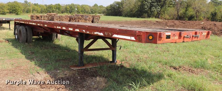 image for item ED9530 1974 Fontane FLTS flatbed trailer