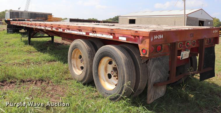 image for item ED9530 1974 Fontane FLTS flatbed trailer