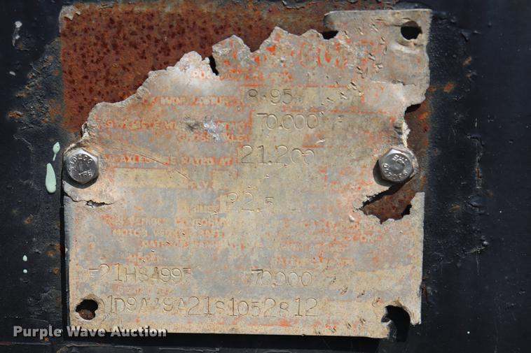 image for item ED9532 1995 Daco equipment trailer