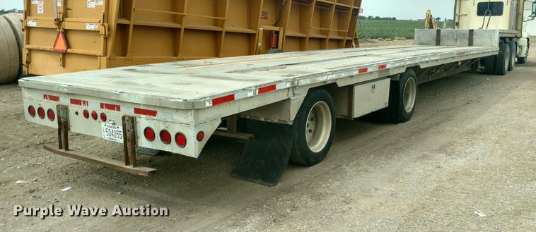 image for item G1440 1994 Featherlite 1020 drop deck equipment trailer