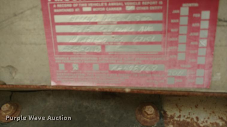 image for item G1440 1994 Featherlite 1020 drop deck equipment trailer