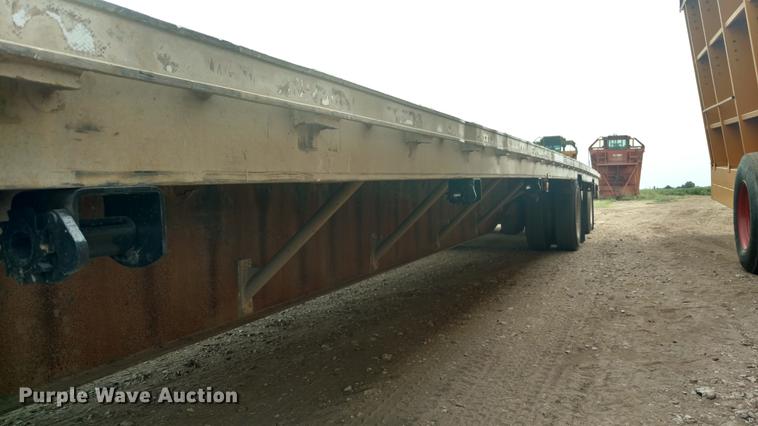 image for item G1440 1994 Featherlite 1020 drop deck equipment trailer