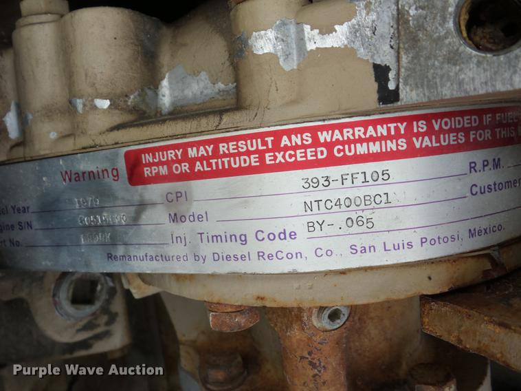 image for item K6407 1980 Peterbilt 359 winch truck