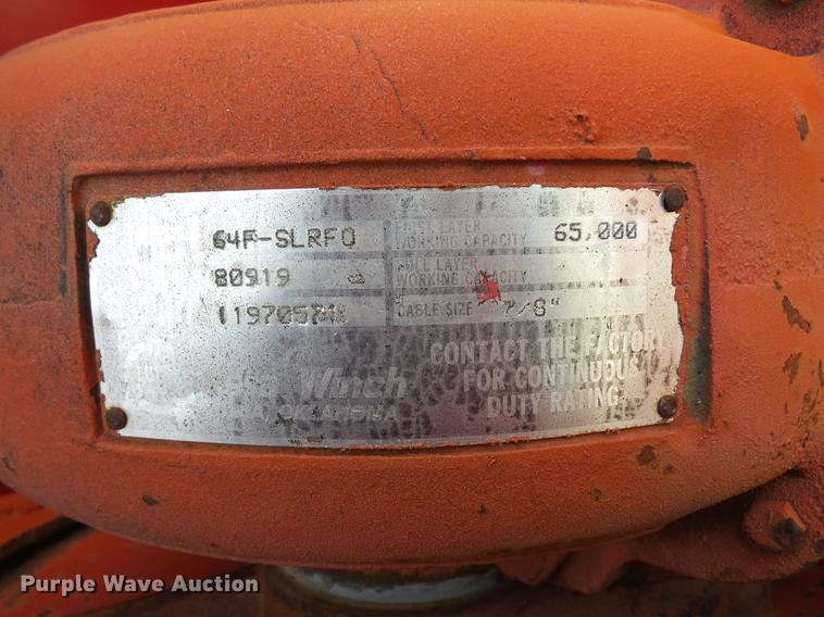 image for item K6407 1980 Peterbilt 359 winch truck