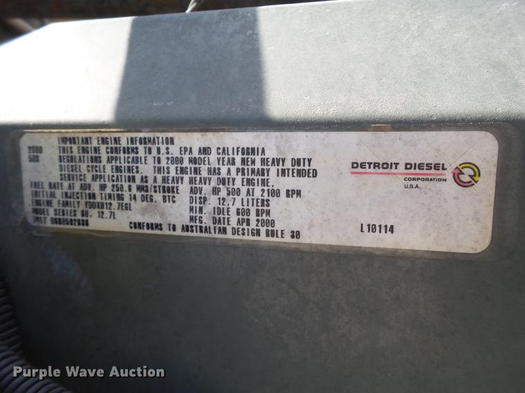 image for item L6653 2001 Freightliner FLD120 semi truck