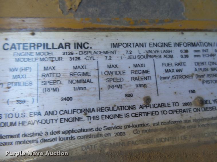 image for item DC3841 2003 Sterling LT7501 dump truck