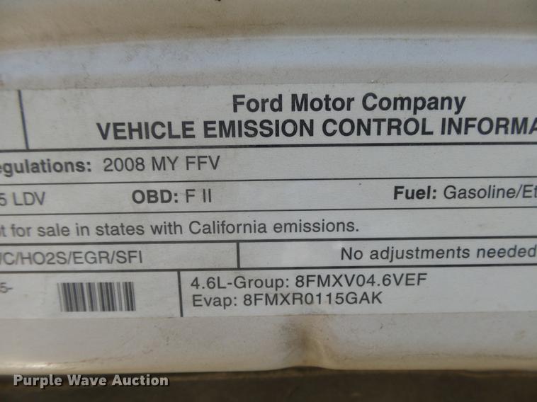 image for item DC3842 2008 Ford Crown Victoria