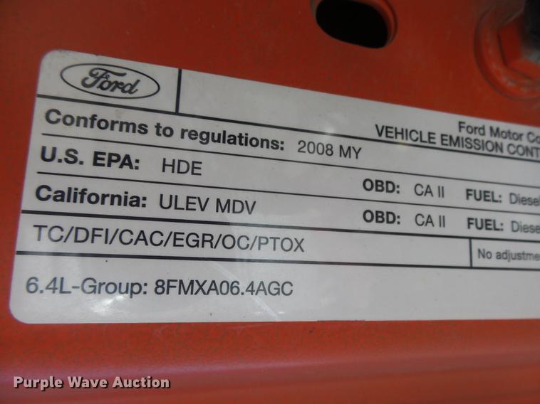 image for item DC3844 2008 Ford F250 Super Duty XL pickup truck