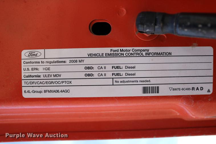 image for item DD0077 2008 Ford F250 Super Duty pickup truck