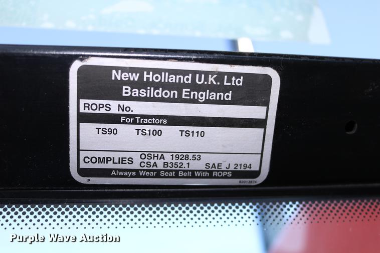 image for item DD0095 2000 New Holland TS100 tractor