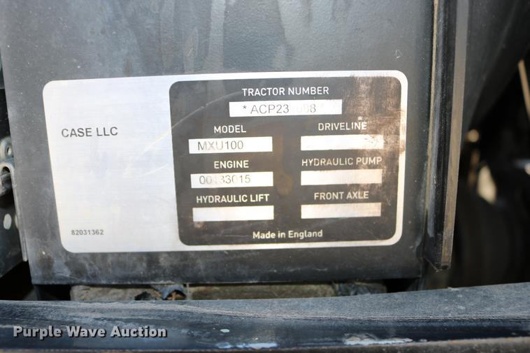 image for item DD0096 2004 Case MXU-100 tractor
