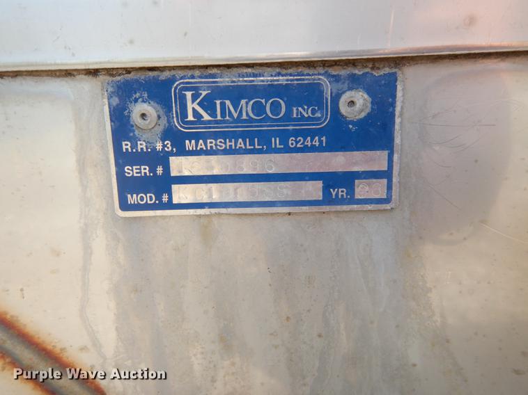 image for item DD0771 1996 Kimco KC1885SS salt conveyor