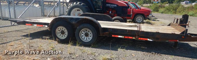 image for item DD0776 2004 Fastline tilt deck equipment trailer