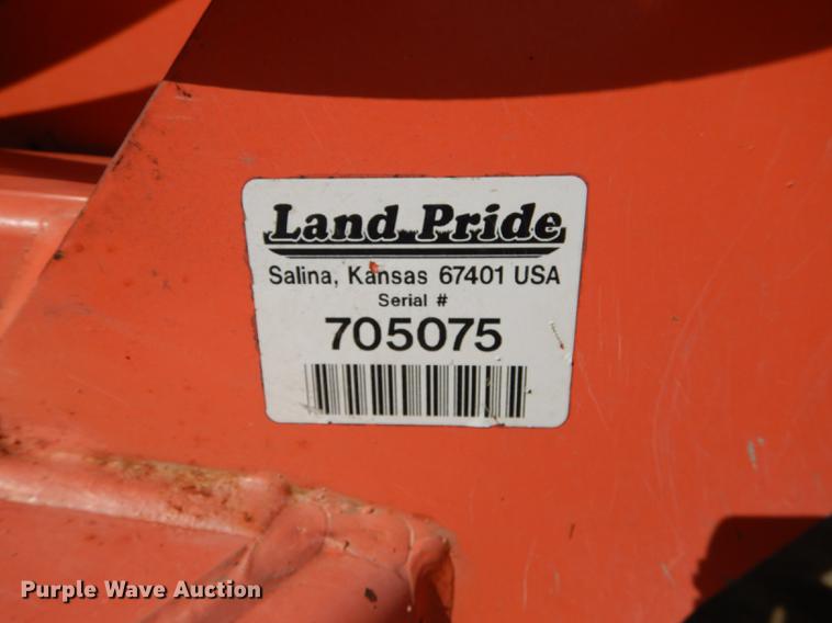 image for item DD0786 2011 Land Pride RCB6610 batwing rotary mower