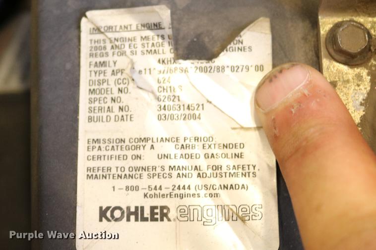 image for item DW9839 2004 Grasshopper 618 ZTR lawn mower