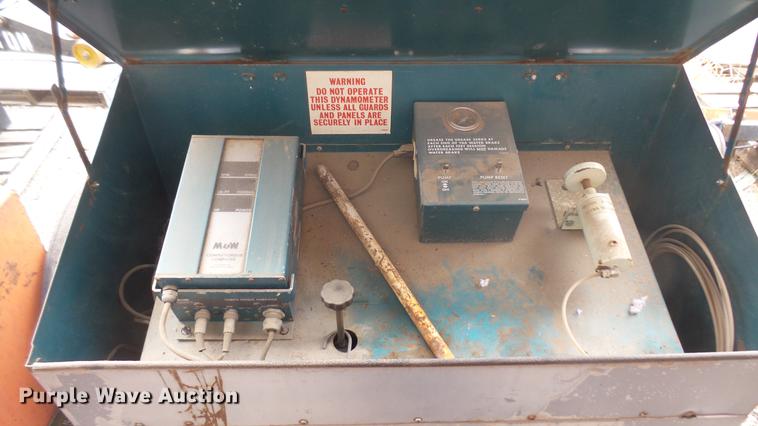 image for item EB9283 1993 M&W P4450 tractor PTO dynamometer