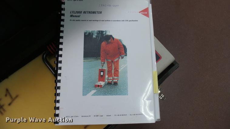 image for item EB9286 1999 Delta LTL2000 retroreflectormeter