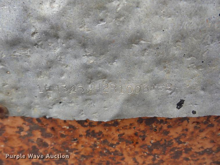 image for item K6383 1993 Landoll 345 tilt deck trailer