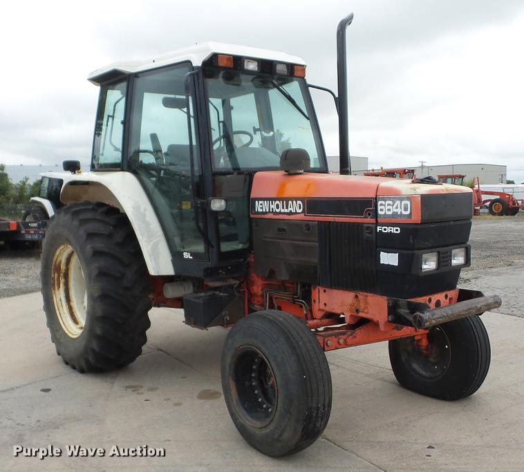 image for item K6386 1997 New Holland 6640SL tractor