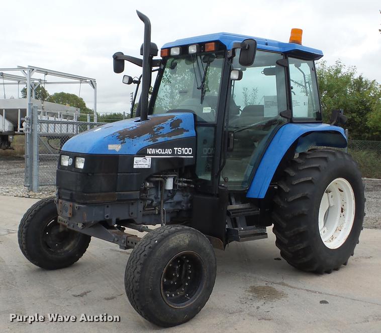 image for item K6387 2002 New Holland TS100 tractor