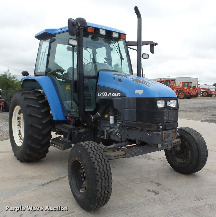 image for item K6387 2002 New Holland TS100 tractor